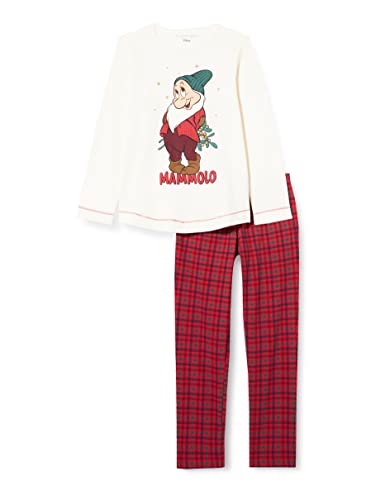 United Colors of Benetton Pig(Maglia+Pant) 3I8X0P00C Juego de Pijama, Blanco 10r, L para Niñas