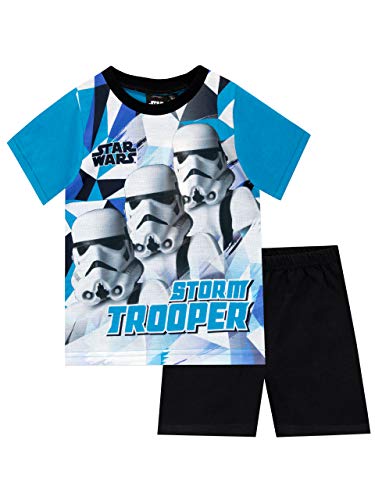 Star Wars Pijamas de Manga Corta para niños La Guerra de Las Galaxias Stormtrooper Multicolor 3-4 Años