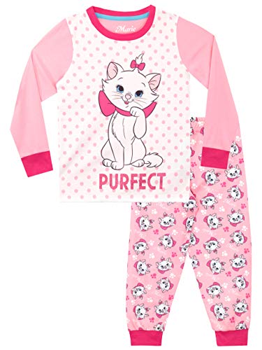 Disney Pijamas de Manga Larga para niñas Aristocats Rosa 5 - 6 Años