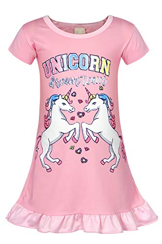 ¡El poder de Unicornio puede hacer que tu princesita tenga un dulce sueño! camisón sueños de unicornio