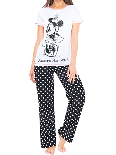 Disney Pijama | Pijamas de Mujer Algodon Minnie Mouse - Talla M