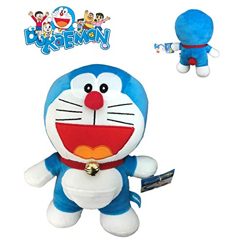Doraemon Felpa Peluche Gato Robot Quien ríe Boca Abierta 20cm - Original y Oficial