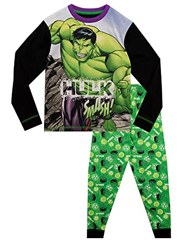 Marvel Pijamas para Niños The Incredible Hulk Negro 3-4 Años
